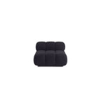 Huggy Black Vegan Modular Armless Chair
