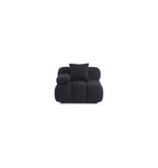 Huggy Black Vegan Modular Corner Chair