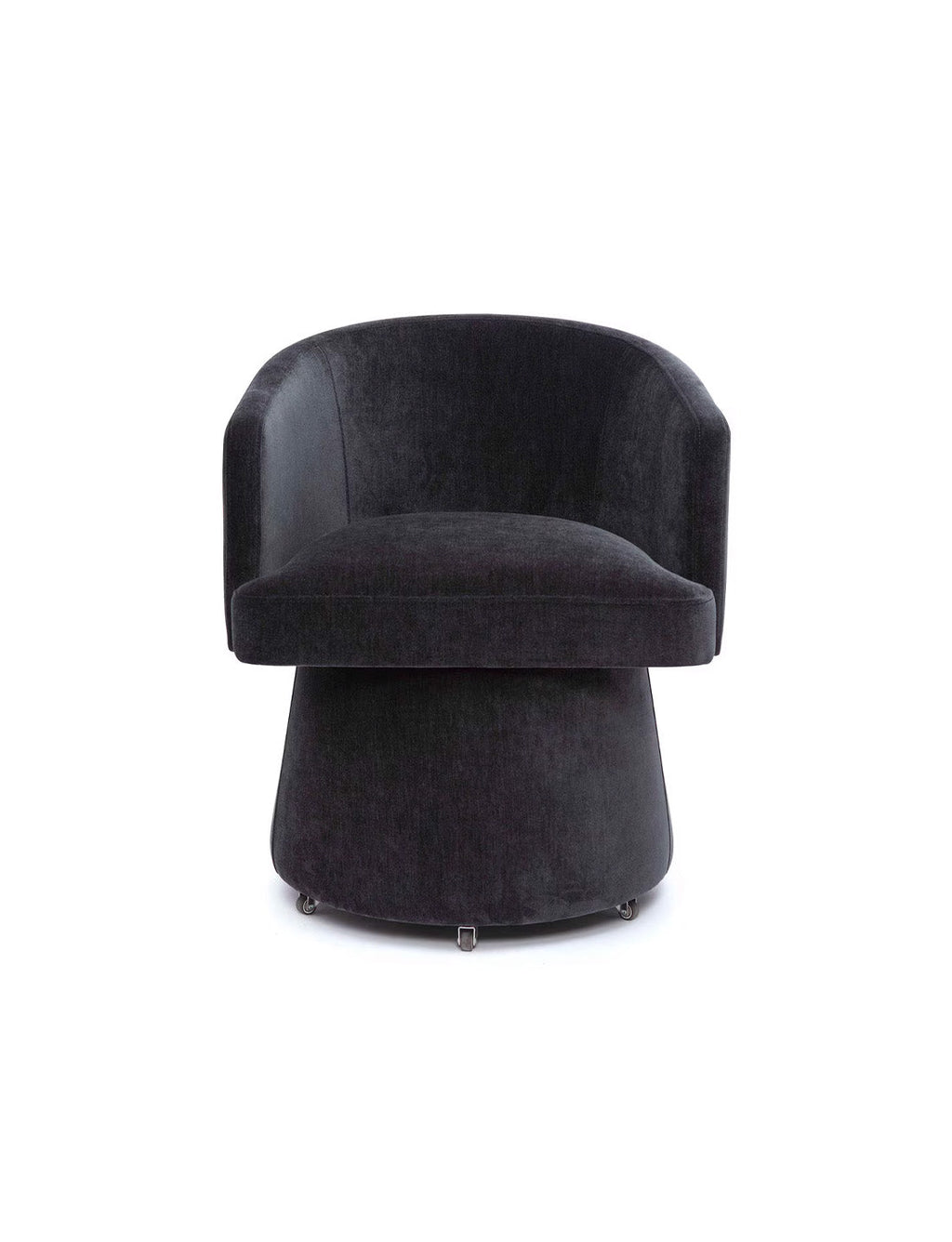 Christine Rolling Desk Chair Black
