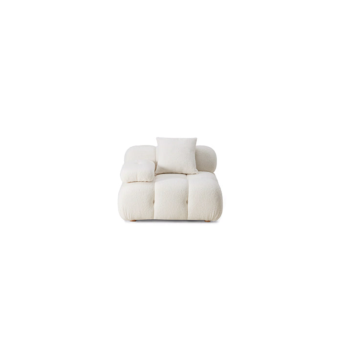 Huggy Cream Vegan Modular Corner Chair