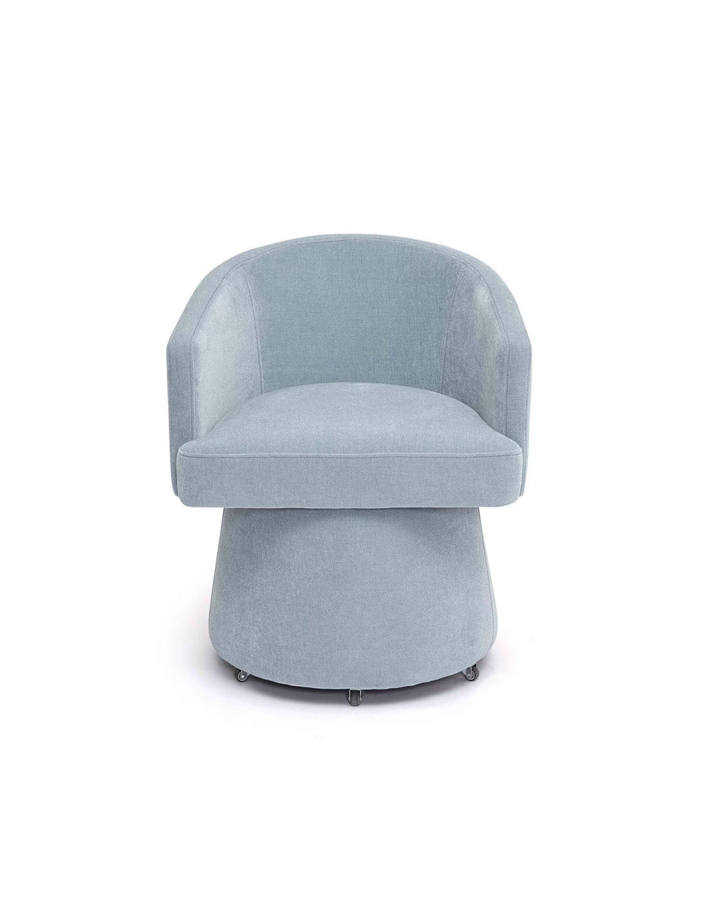 Christine Rolling Desk Chair Faded Blue