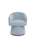 Christine Rolling Desk Chair Faded Blue