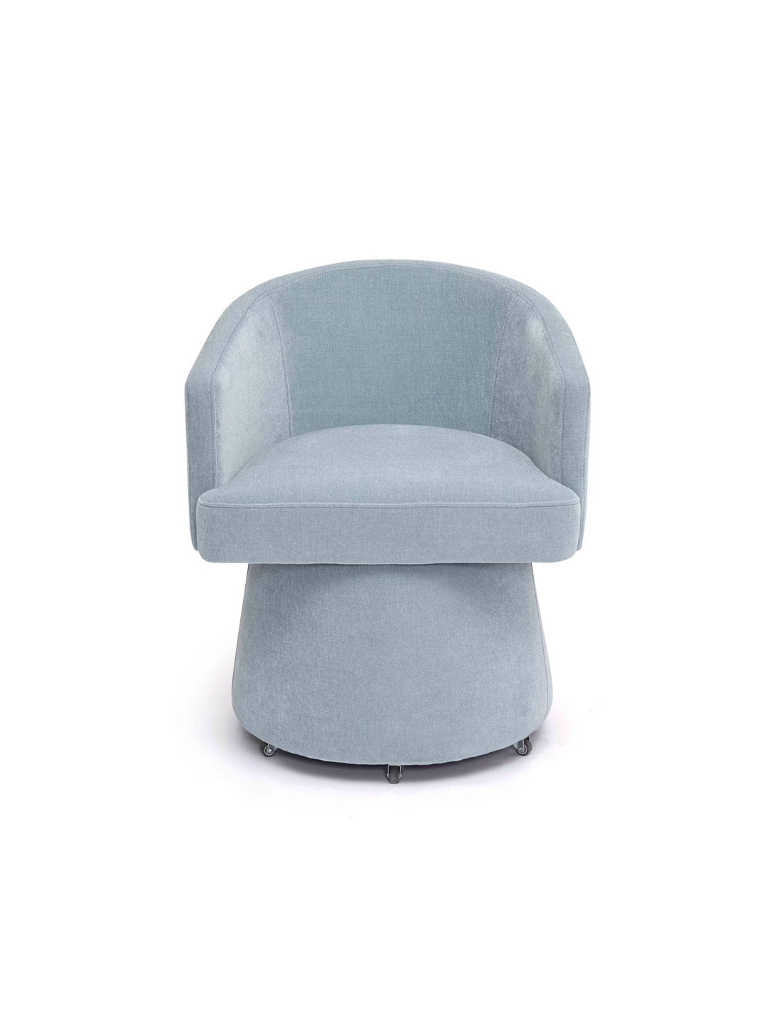 Christine Rolling Desk Chair Faded Blue