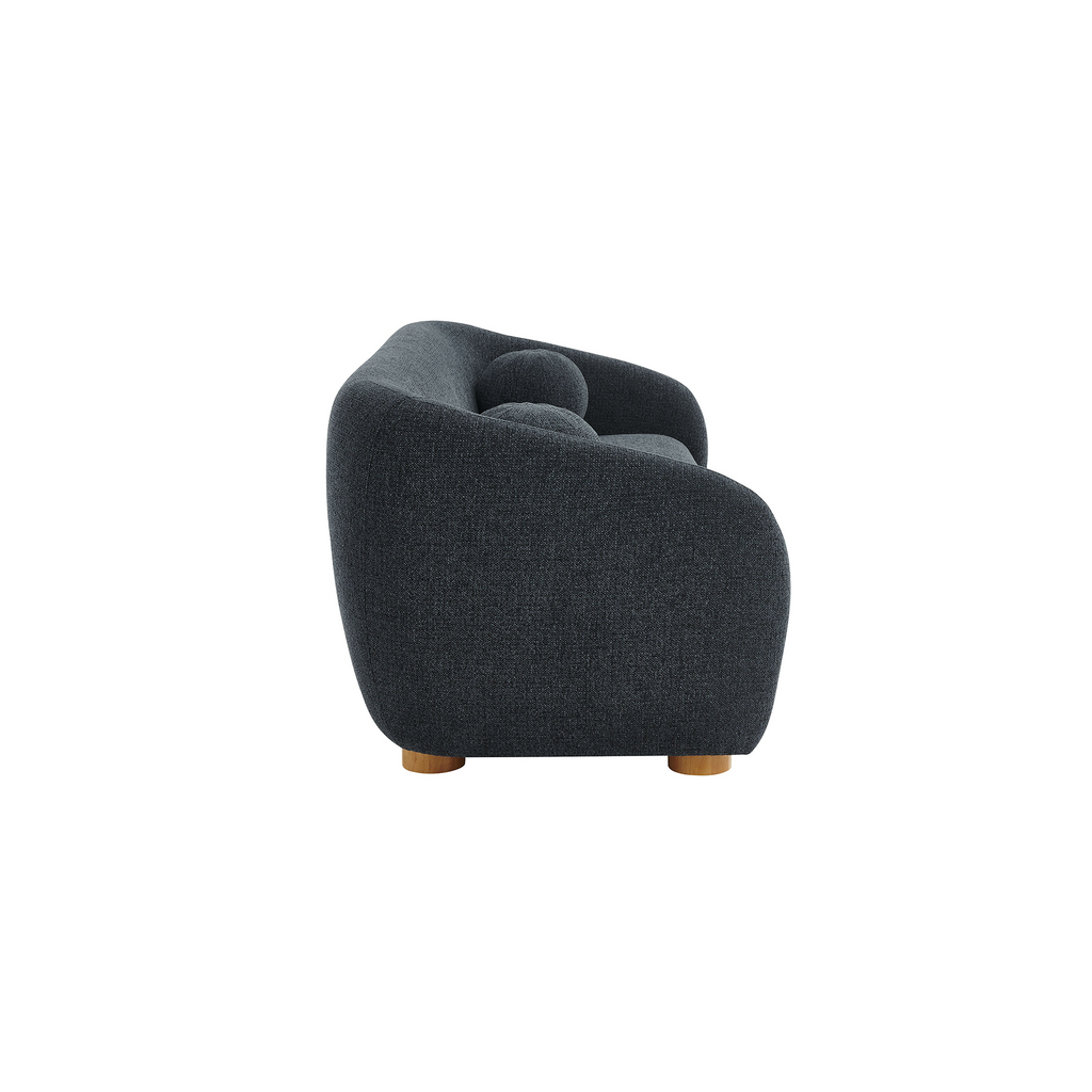 Chennie Fabric Sofa, Navy