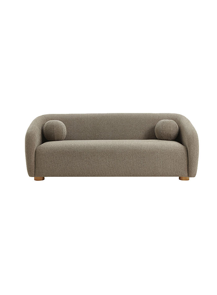 Chennie Fabric Sofa, Taupe