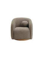 Chennie Fabric Armchair, Taupe